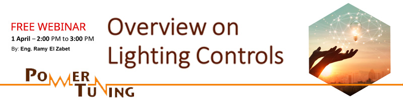 Invitation to a free webinar overview on lighting controls
